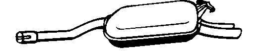 Выхлоп задний Mercedes A1244910400 цена, от 83.48 USD