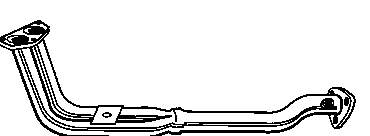 Труба приемная (штаны) глушителя передняя на Volvo 240 P242, P244