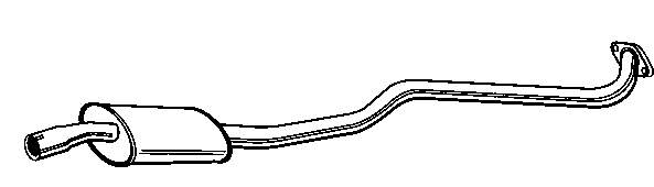 Глушитель, центральная часть Bosal 282829 цена, от 91.15 USD