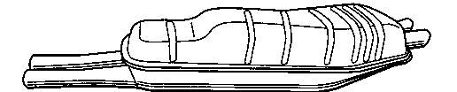 Выхлоп задний BMW 18121744125 цена, от 135.58 USD