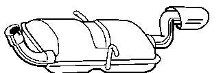 Купить 31372157 Volvo Глушитель задний