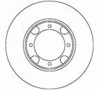 PB2057 Starline Disco do freio dianteiro