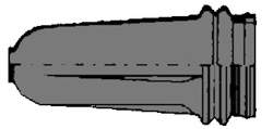 17455 Mapco пыльник рулевого механизма (рейки левый)