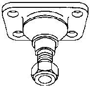 1331641080 Peugeot/Citroen suporte de esfera inferior