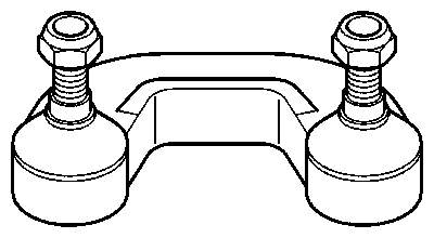 Montante de estabilizador traseiro para Audi 100 (4A, C4)