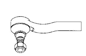 Ponta externa da barra de direção 19835 Sidem