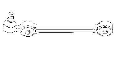 Braço oscilante inferior esquerdo/direito de suspensão dianteira 63383 Sidem
