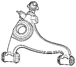 A1243303907 Mercedes braço oscilante inferior direito de suspensão dianteira