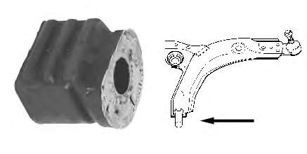 809618 Sidem bloco silencioso dianteiro do braço oscilante inferior