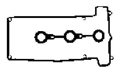 56002900 Ajusa vedante da tampa de válvulas de motor, kit esquerdo