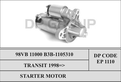 1105310 Ford motor de arranco