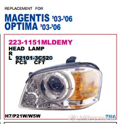 921013C520 Hyundai/Kia Фара