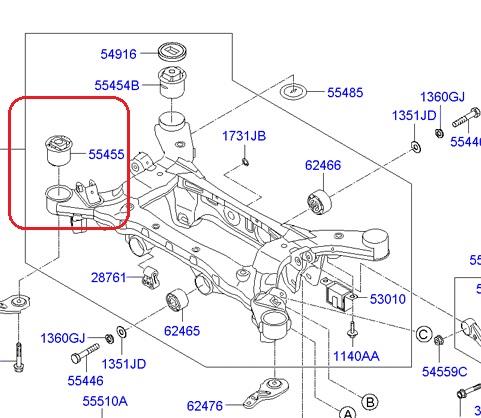 C9460 сайлентблок на схеме