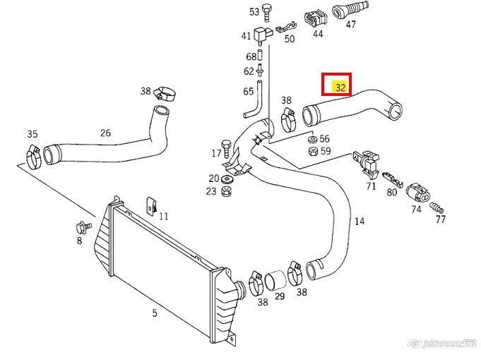 5222 Autotechteile cano derivado de ar, da válvula de borboleta