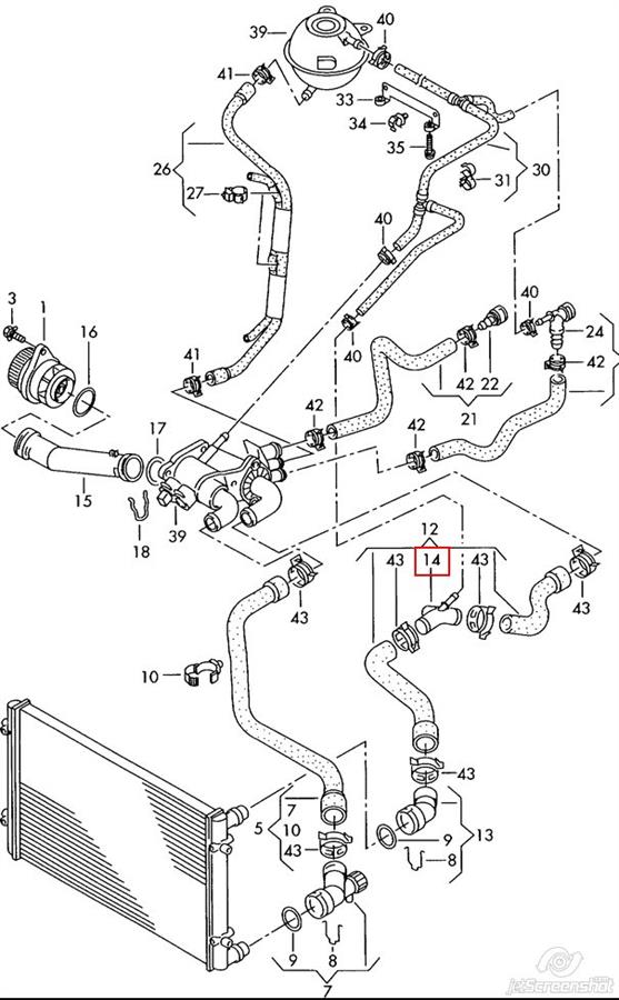 453712 Triclo flange do sistema de esfriamento (união em t)