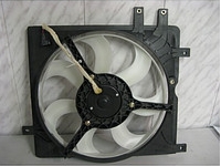 Вентилятор (крыльчатка) радиатора охлаждения левый на Geely CK 