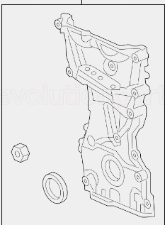 Крышка мотора передняя K05048201AA Fiat/Alfa/Lancia