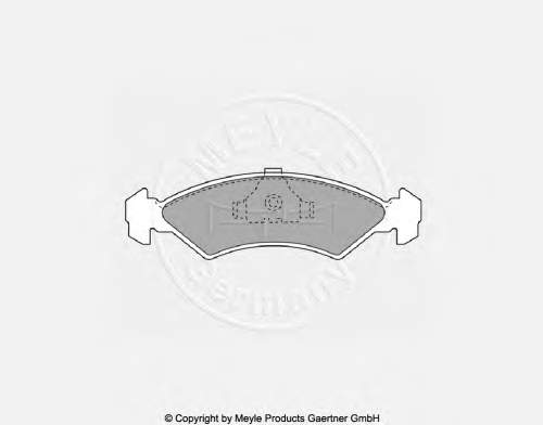 Колодки Meyle 0252085717 цена, от 14.06 USD