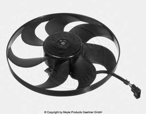 Ventilador elétrico de esfriamento montado (motor + roda de aletas) para Volkswagen Beetle (9C)