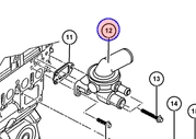 5142601AA Chrysler termostato