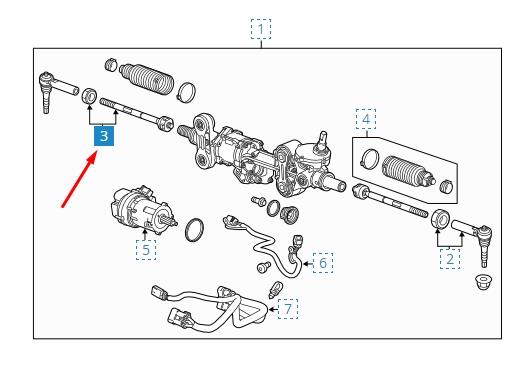 EV800938 Moog tração de direção