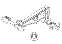 Кронштейн кулисы КПП 758947 Opel