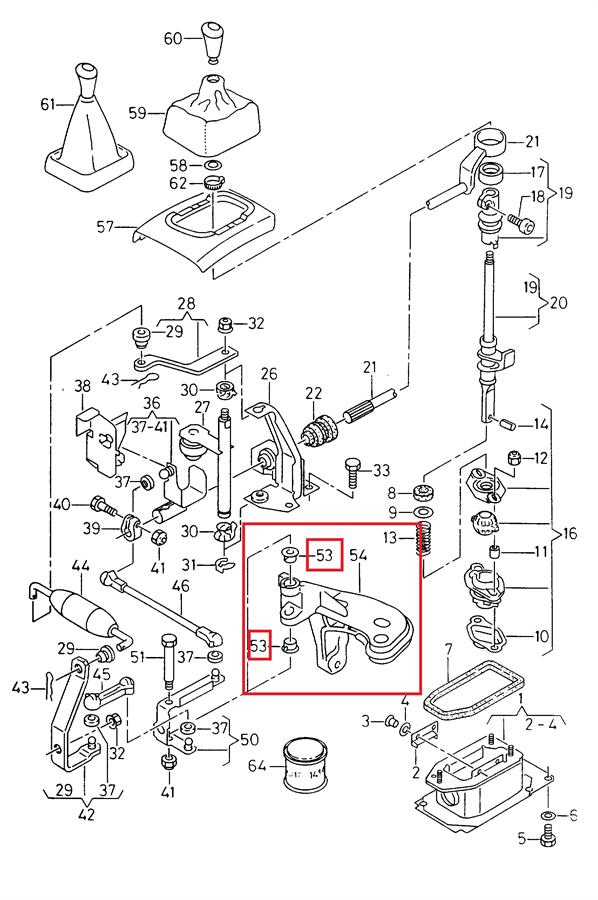 461228 Cautex kit de reparação de ligação de mudança