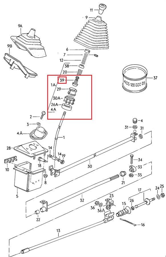 Avalanca de mudança para Volkswagen Transporter 