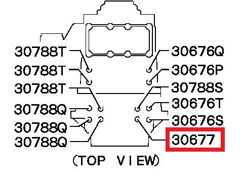 Датчик индикатора лампы раздатки пониженной передачи MMB837110 Mitsubishi