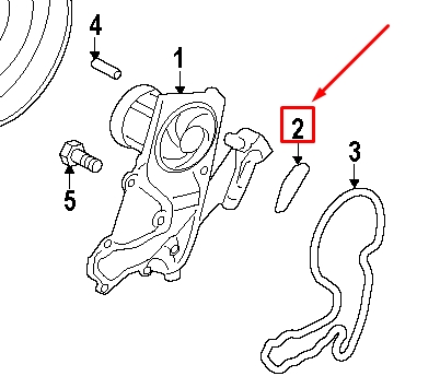 Прокладка водяной помпы 213553C520 Hyundai/Kia