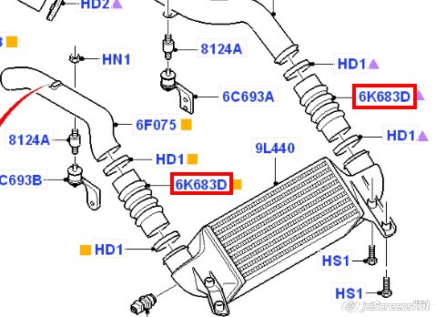 086721 Cautex mangueira (cano derivado de intercooler)