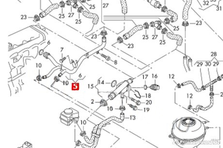 Патрубок системи охолодження T403226 STC