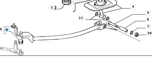 04011 Metalcaucho bucha do mecanismo de mudança (de ligação)