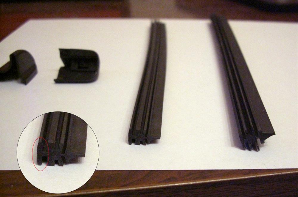 Elástico da escova de limpador pára-brisas de condutor para Volkswagen Phaeton (3D2)