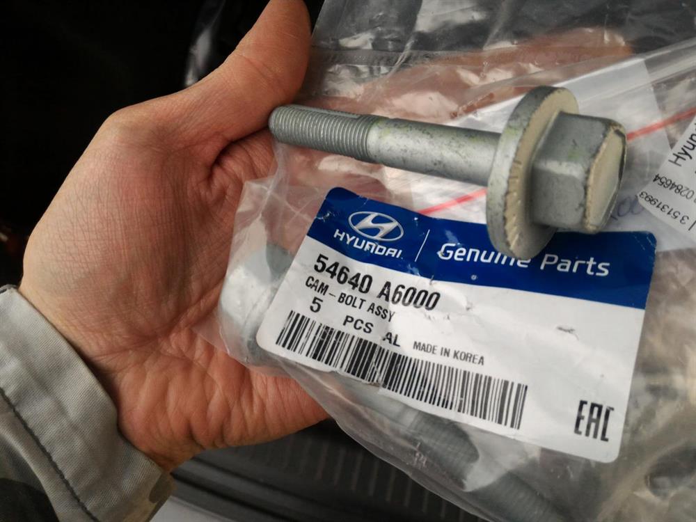 Parafuso de fixação do braço oscilante inferior traseiro, interno para Hyundai Grandeur (TG)
