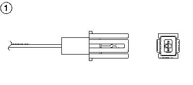 0176 NGK sonda lambda, sensor de oxigênio