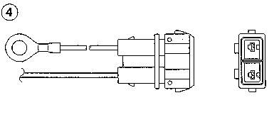 030906265C VAG sonda lambda, sensor de oxigênio até o catalisador