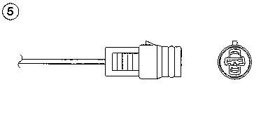 Sonda lambda, sensor de oxigênio até o catalisador para Rover 800 (XS)