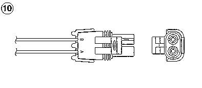 Sonda lambda, sensor de oxigênio 1807 NGK