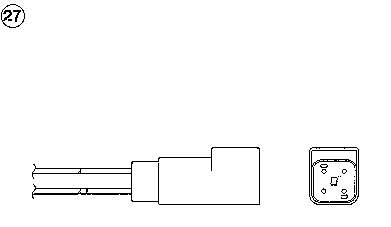 Sonda lambda, sensor de oxigênio 1865 NGK