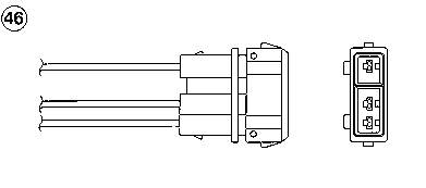Sonda lambda, sensor de oxigênio até o catalisador para Volkswagen Transporter (70XA)