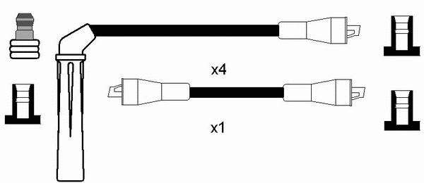 8200 NGK fios de alta voltagem, kit