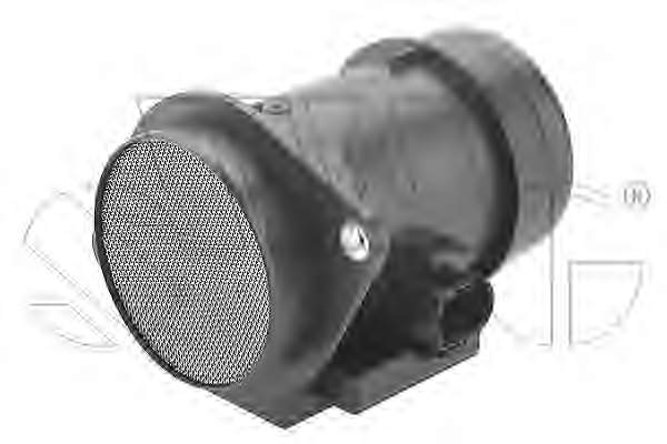 Sensor de fluxo (consumo) de ar, medidor de consumo M.A.F. - (Mass Airflow) HELLA 8ET009149671 preço, a partir de 54,70 USD