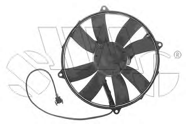 Ventilador elétrico de esfriamento montado (motor + roda de aletas) 10918929 Swag