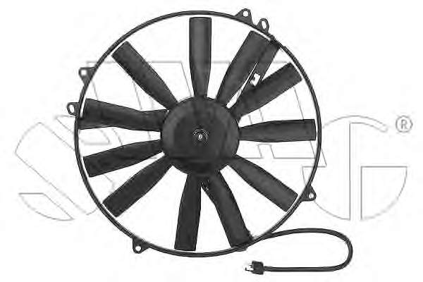 Ventilador elétrico de aparelho de ar condicionado montado (motor + roda de aletas) 10918932 Swag