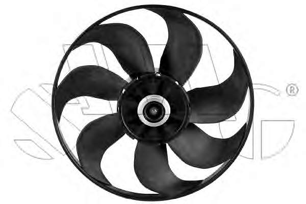 99914848 Swag ventilador elétrico de esfriamento montado (motor + roda de aletas)