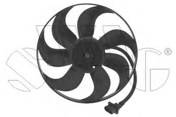 99914748 Swag ventilador elétrico de esfriamento montado (motor + roda de aletas)