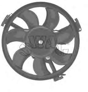 30 91 4746 Swag ventilador elétrico de esfriamento montado (motor + roda de aletas)