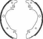 407000 Remsa sapatas do freio traseiras de tambor