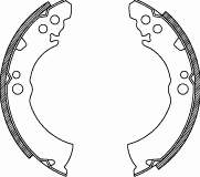 4331.00 Remsa sapatas do freio traseiras de tambor